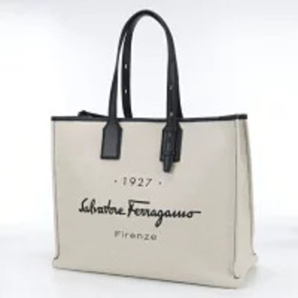 Salvatore Ferragamo Bag Beige Tote Cream Tan Cream